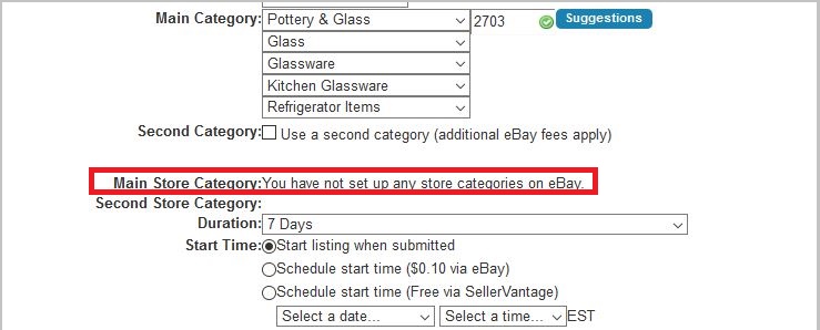 Adding Store Categories 2